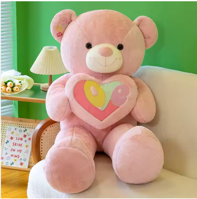 Valentine Teddy Bear Plush Toy - RashidExpress